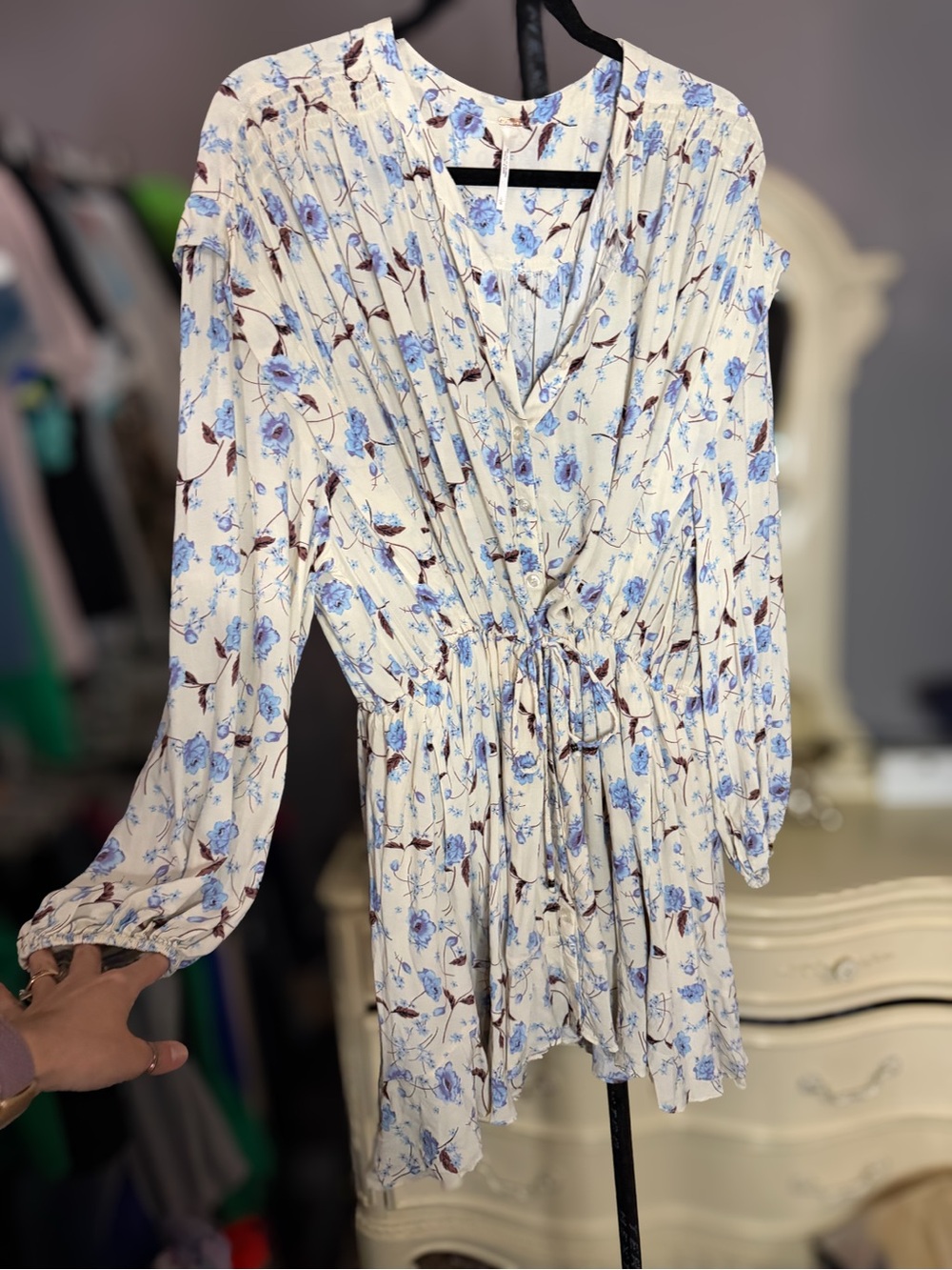 Free People Flower Fields Mini Dress